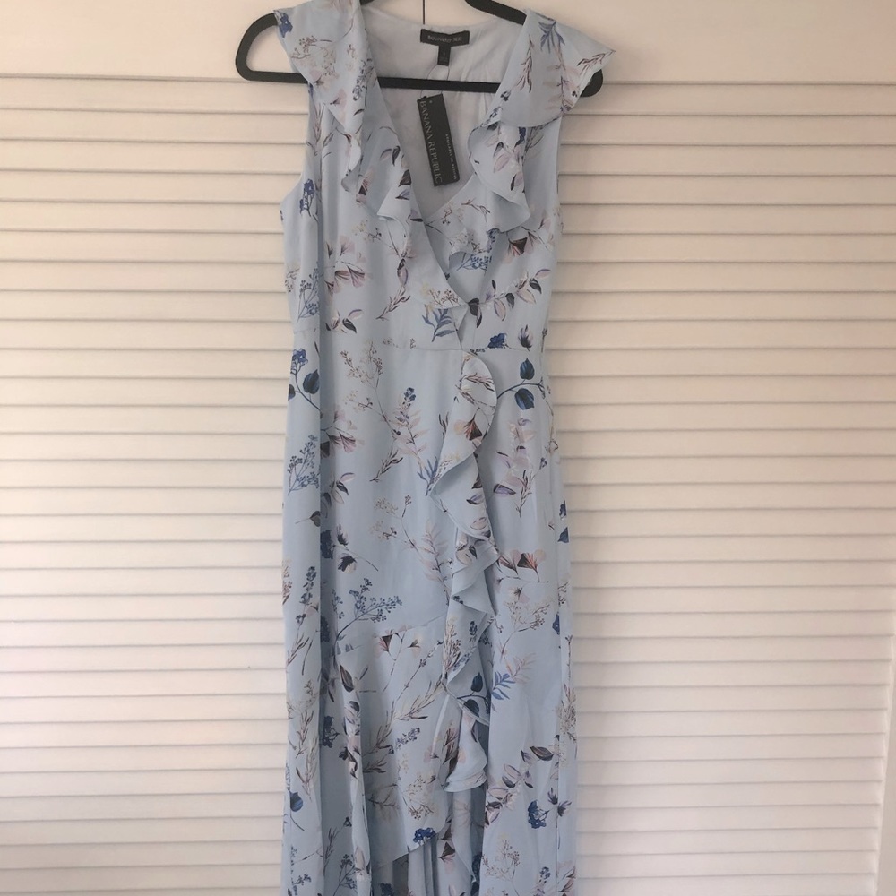 NWT Banana Republic hi low maxi dress